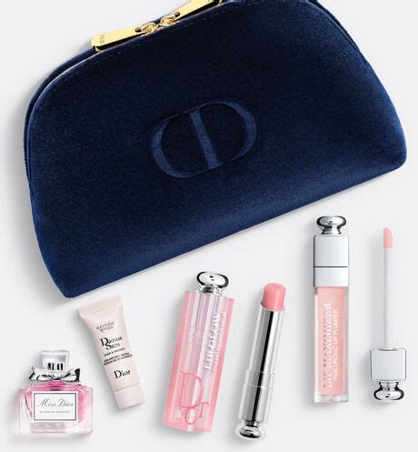 dior makeupset|christian dior lipstick gift set.